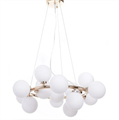 Аркас-дель-Вильяр Люстра Баблс Золото 40см 16пл - фото 6004