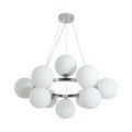 Аркас-дель-Вильяр Люстра Баблс Хром 30см 12пл - фото 6027