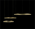 Монтеррей Люстра Подвесная Кольца Золото 20/40/60см - фото 6387